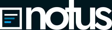 notus logo white version